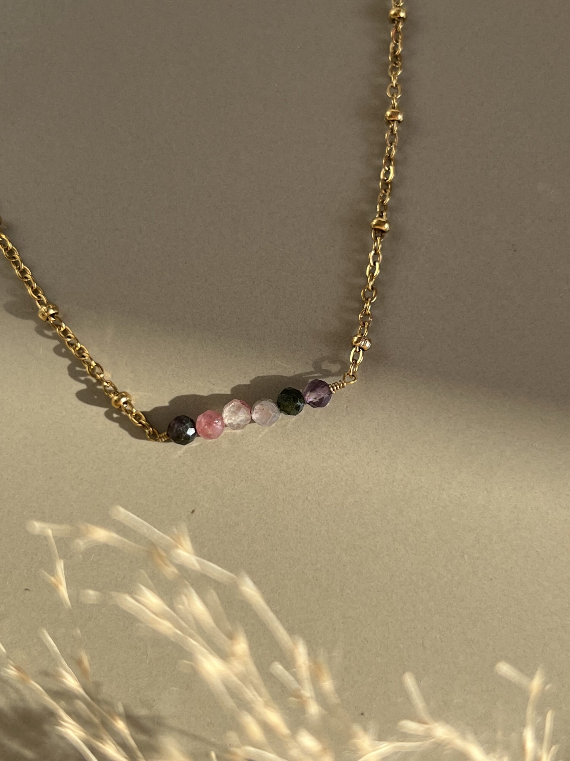 Ella Mixed Tourmaline Necklace - Image 2