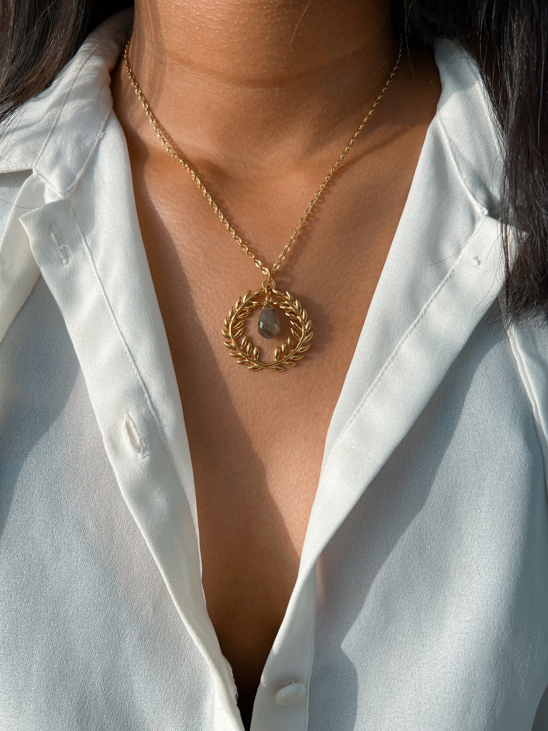 Athena Labradorite Necklace - Image 4