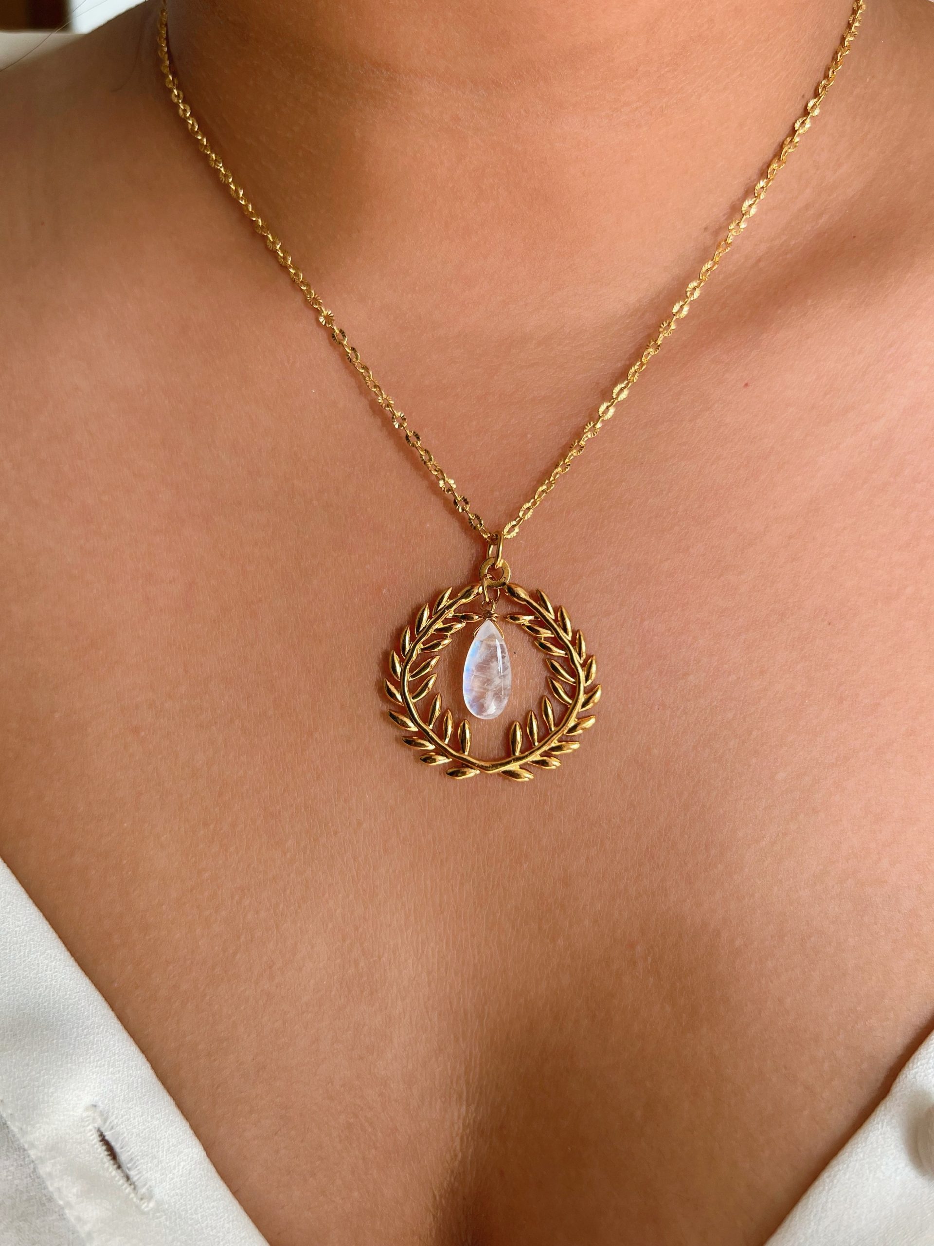 Athena Moonstone Necklace - Image 2