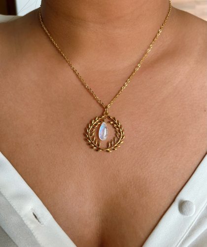 Athena Moonstone Necklace