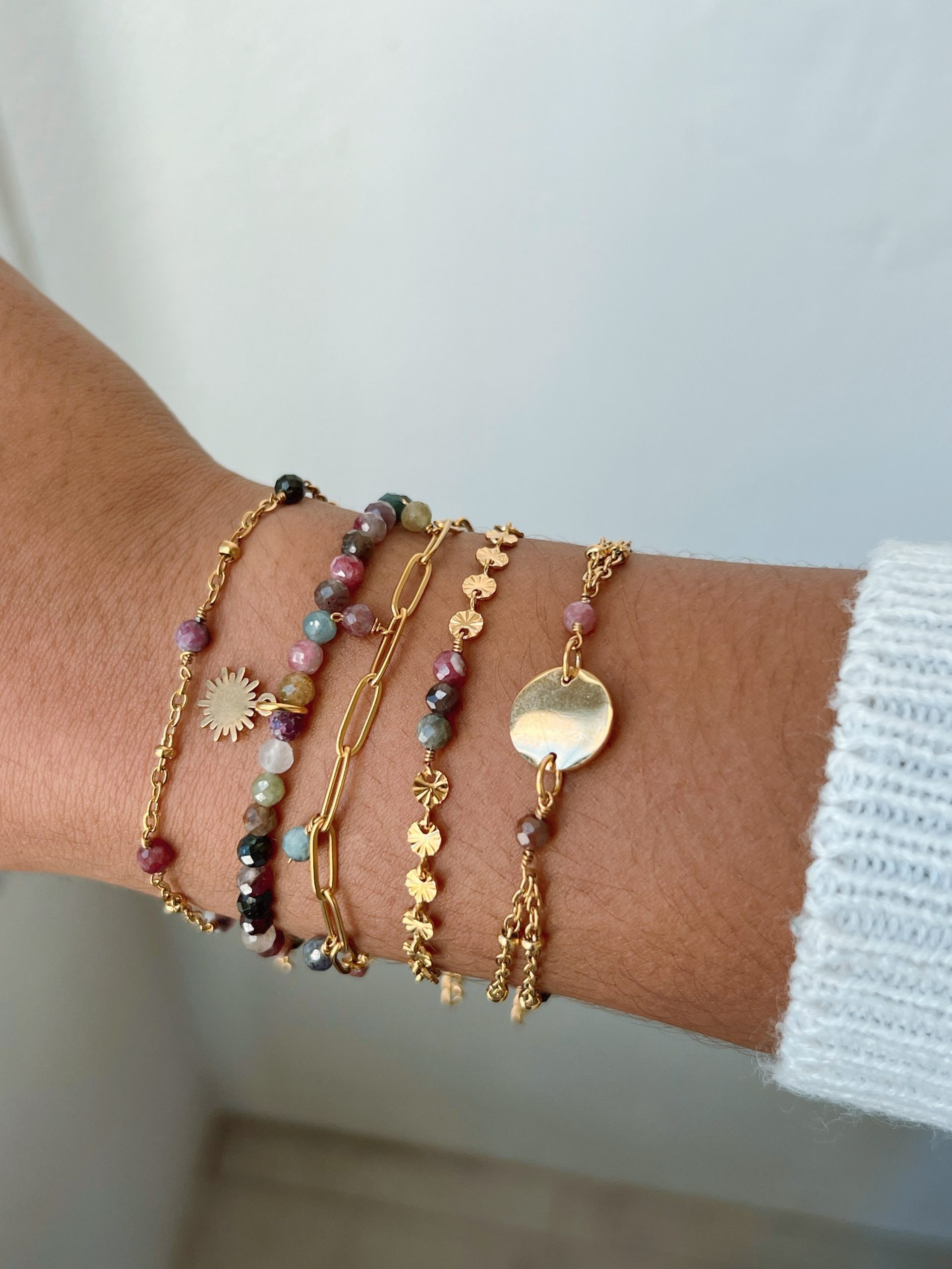 Thea Mixed Tourmaline Bracelet - Image 3