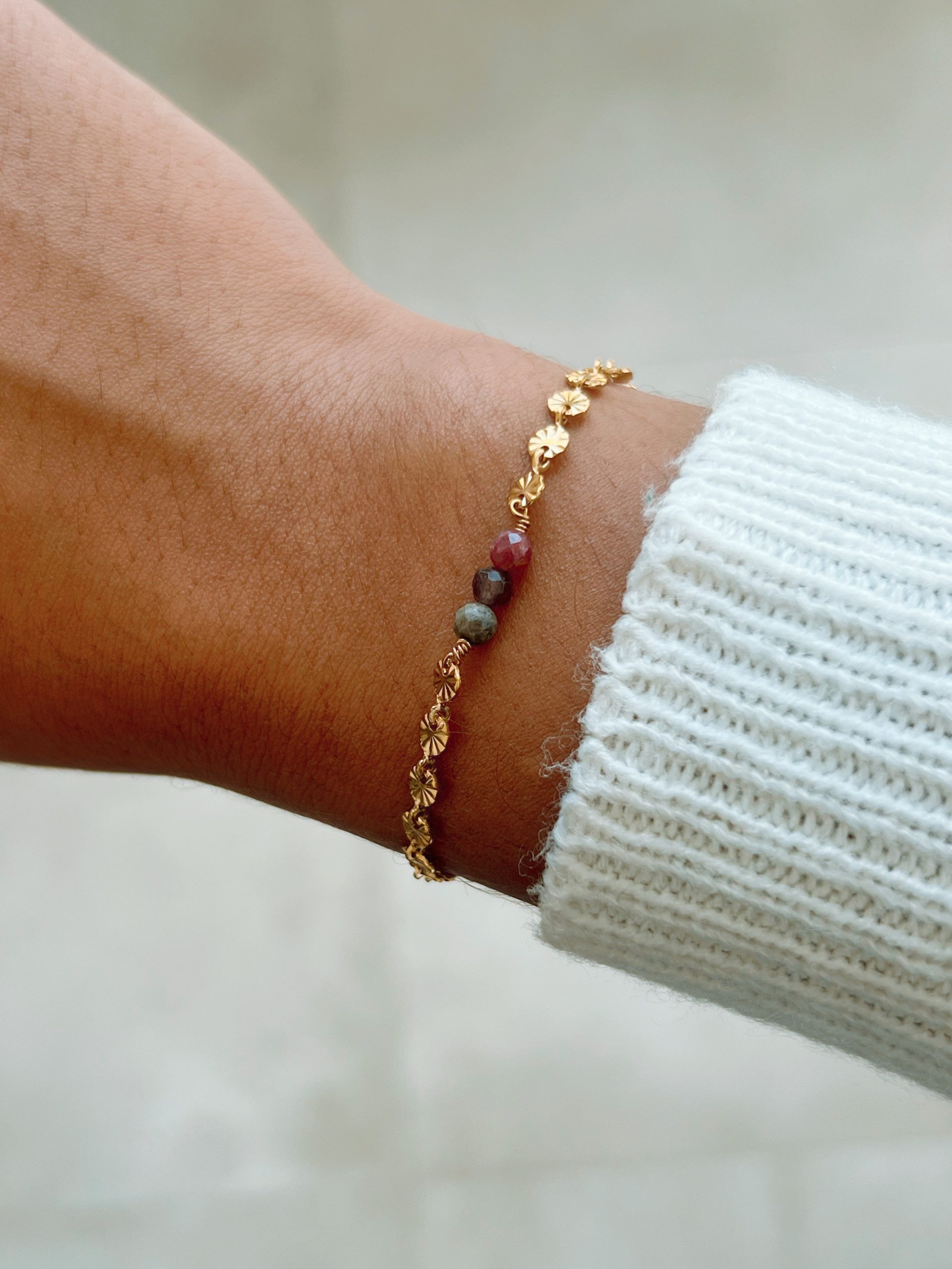 Flora Mixed Tourmaline Bracelet