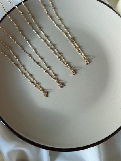 Glamour Initial Necklace