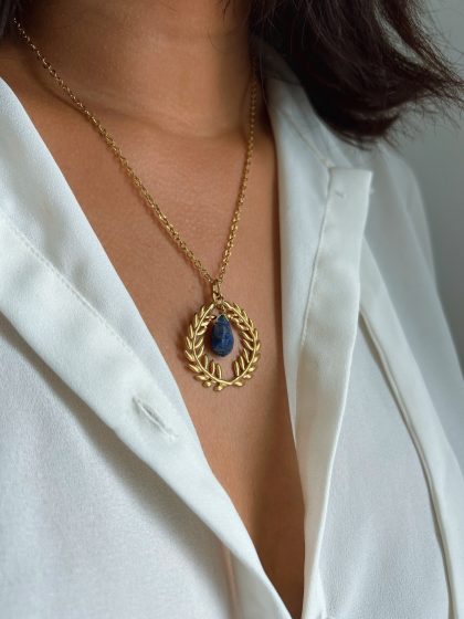 Athena Necklace Lapis Lazuli