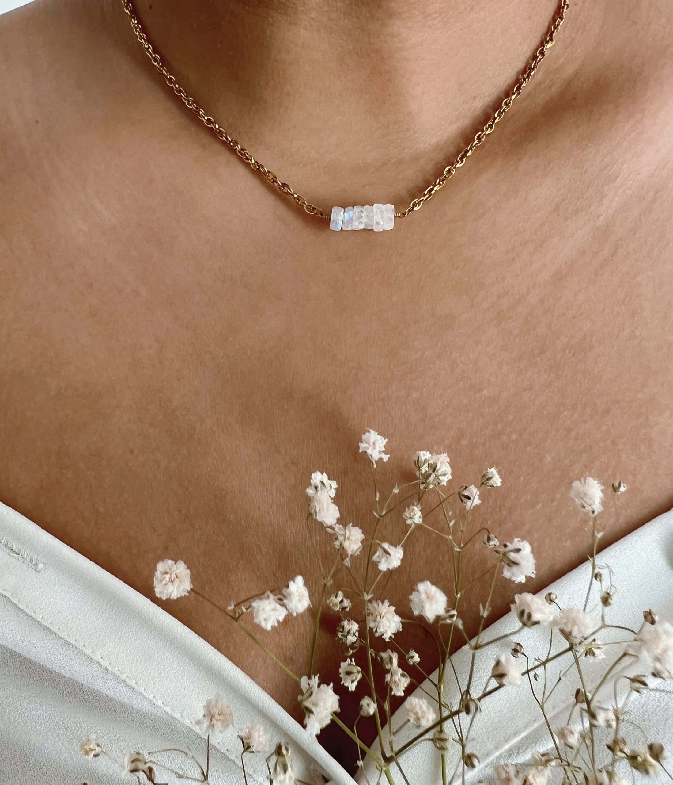 Thalassa Moonstone Necklace - Image 2