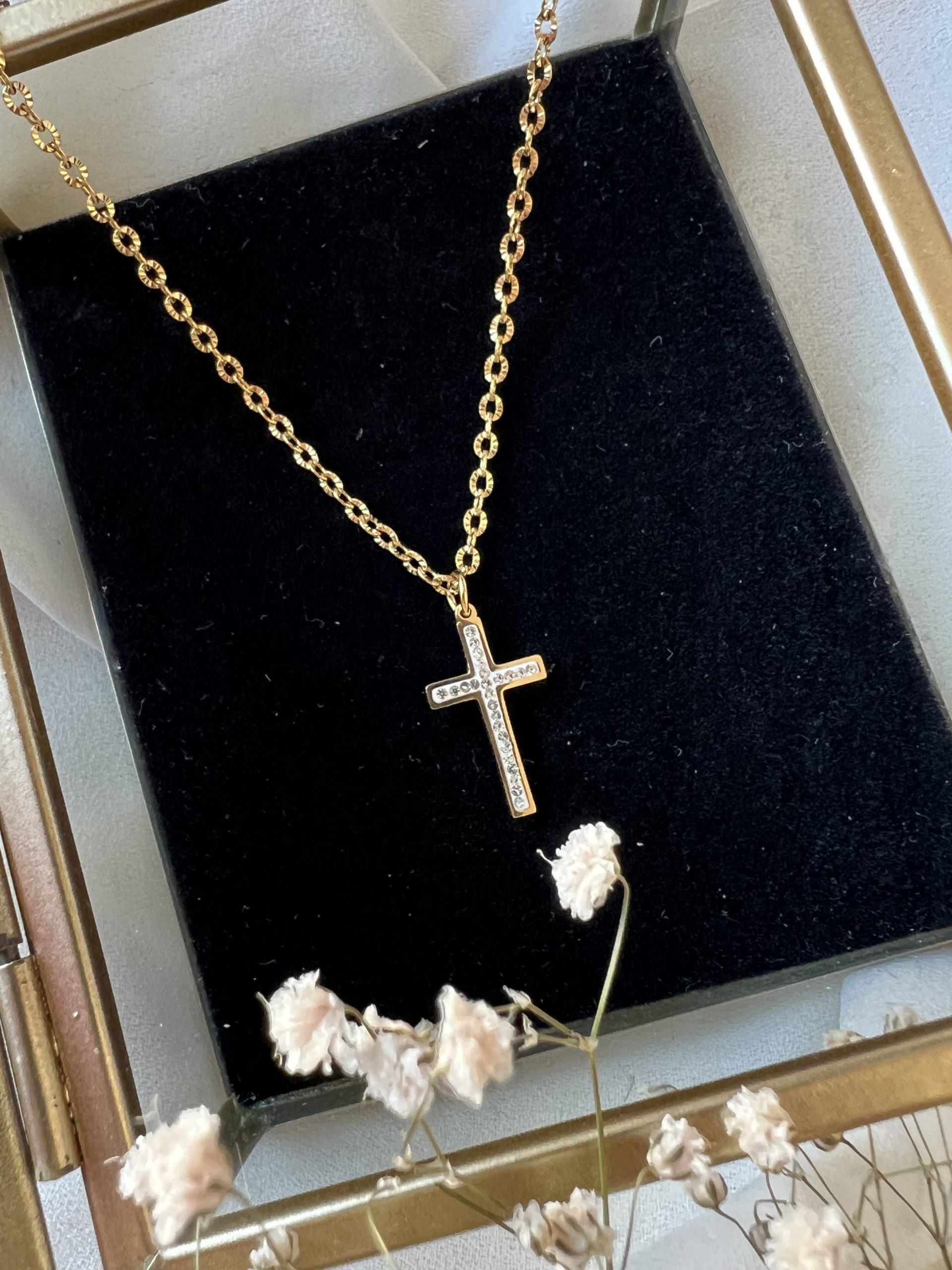 Eternity Cross Necklace - Image 4