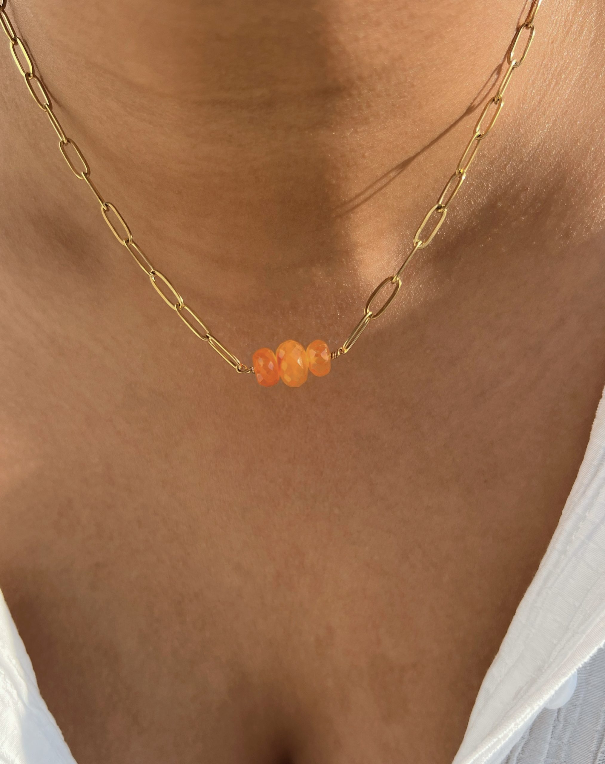Vera (Carnelian) Necklace - Image 3