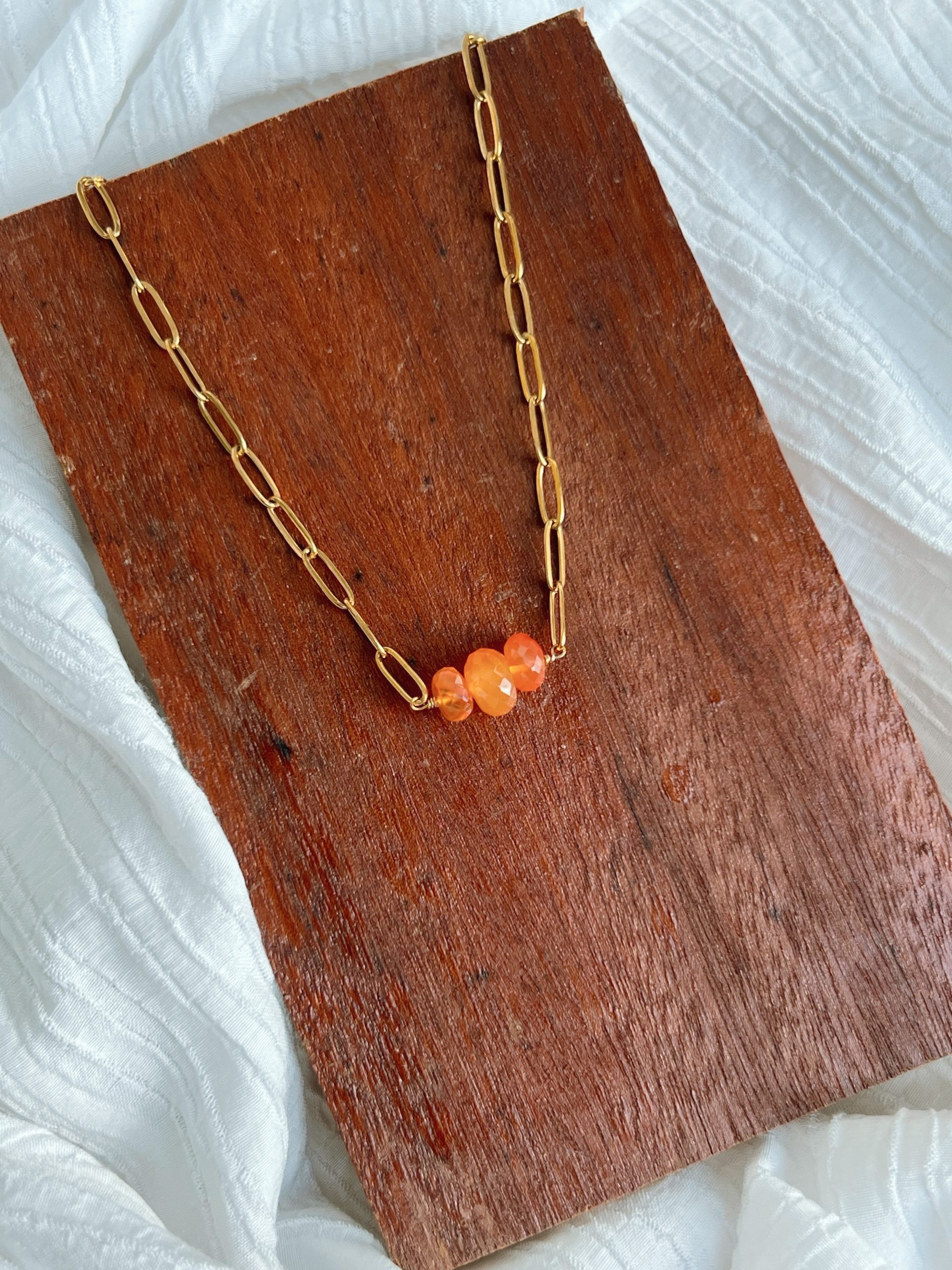 Vera (Carnelian) Necklace - Image 4