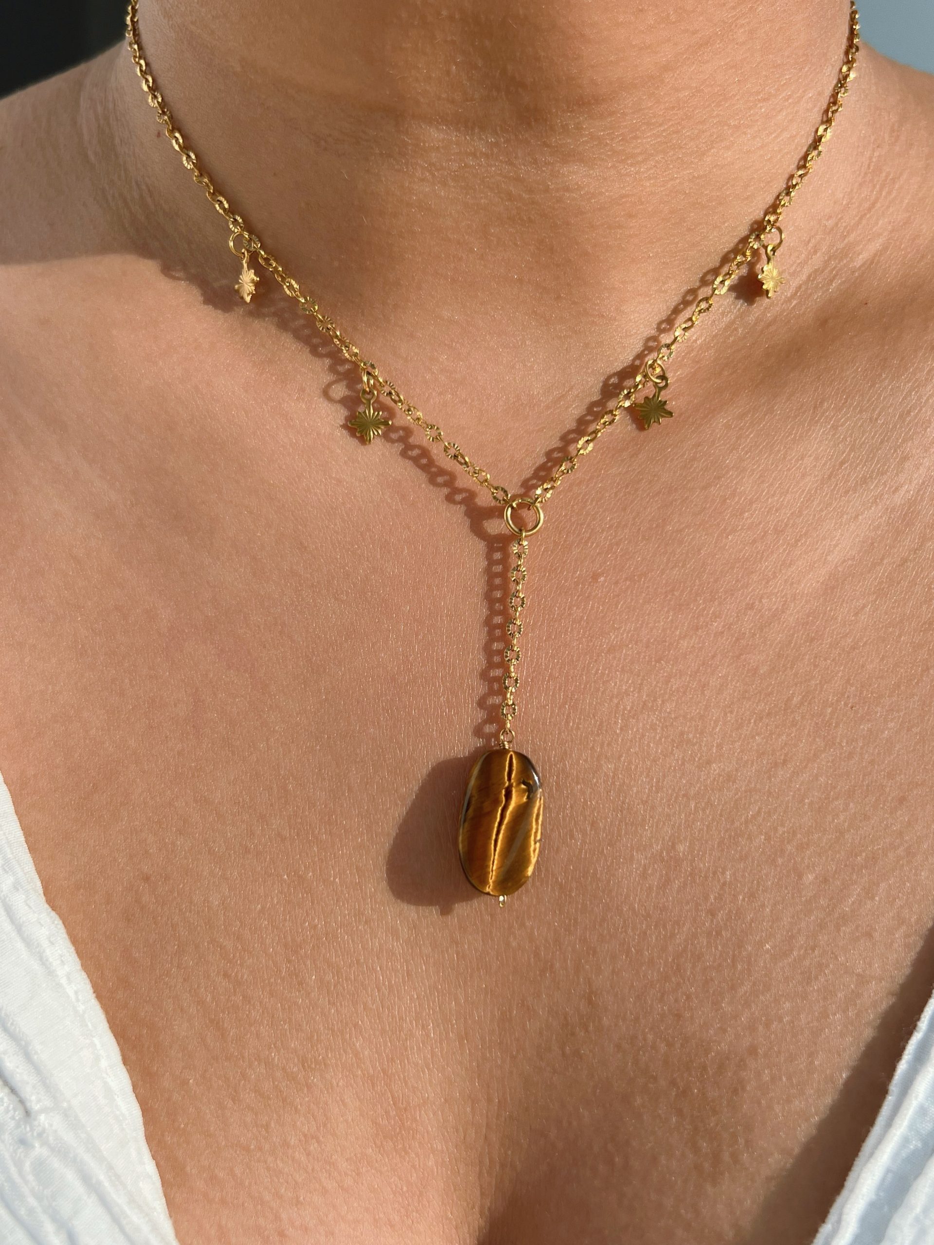 Agatha (Tigereyes ) Necklace - Image 2