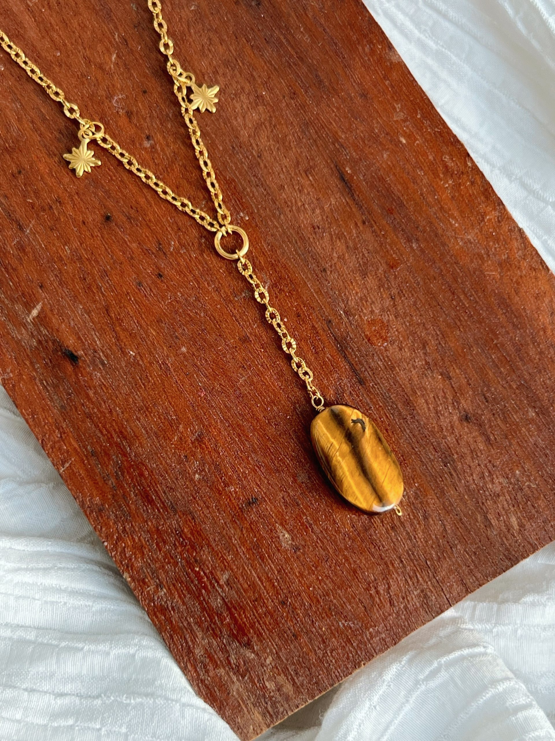 Agatha (Tigereyes ) Necklace - Image 4