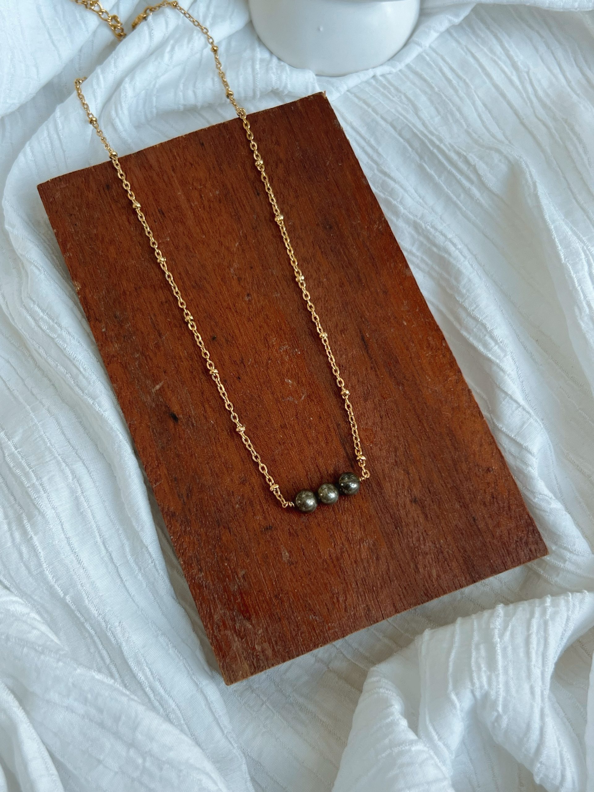 Trudy ( Pyrite ) Necklace - Image 2