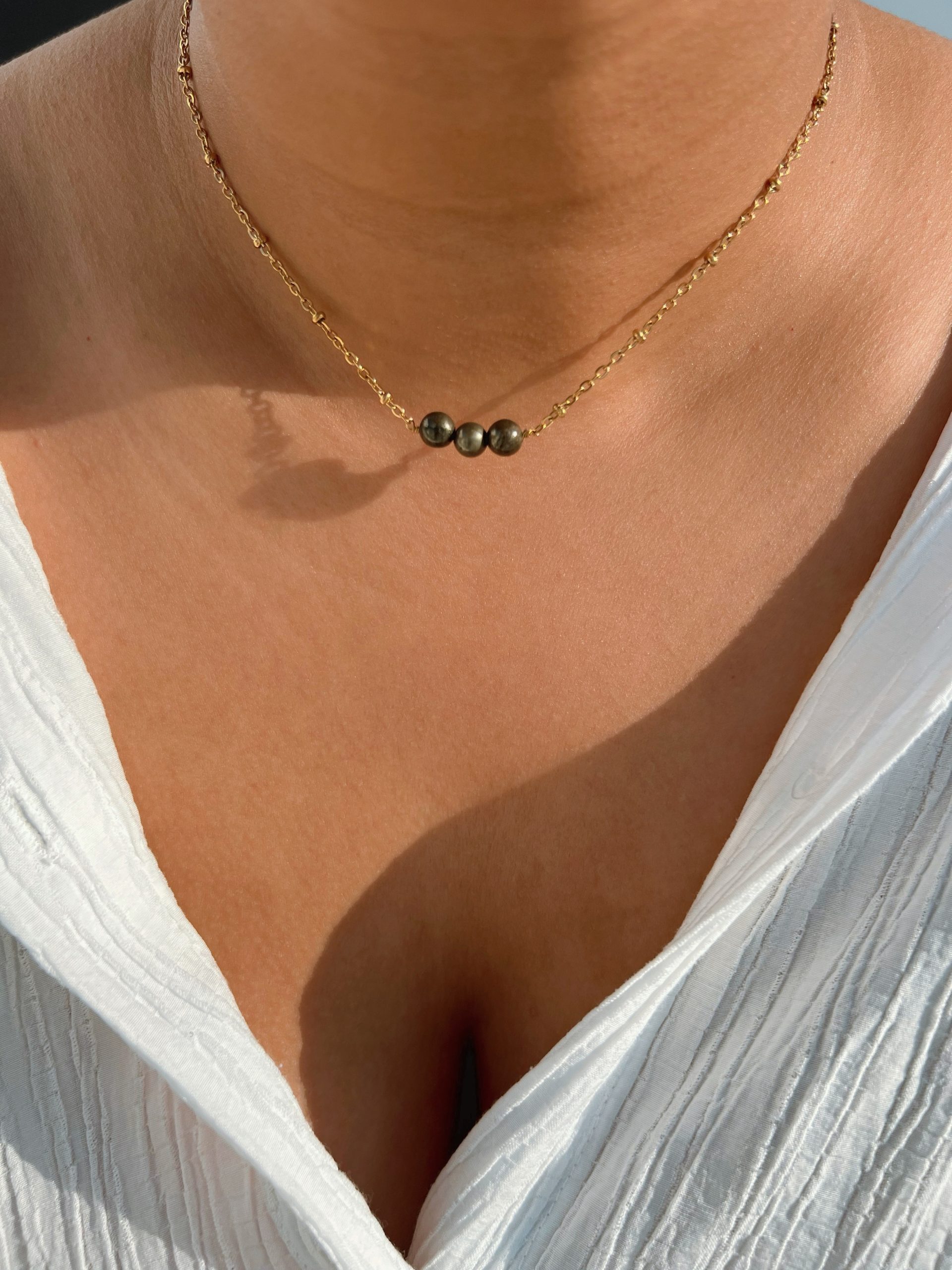 Trudy ( Pyrite ) Necklace