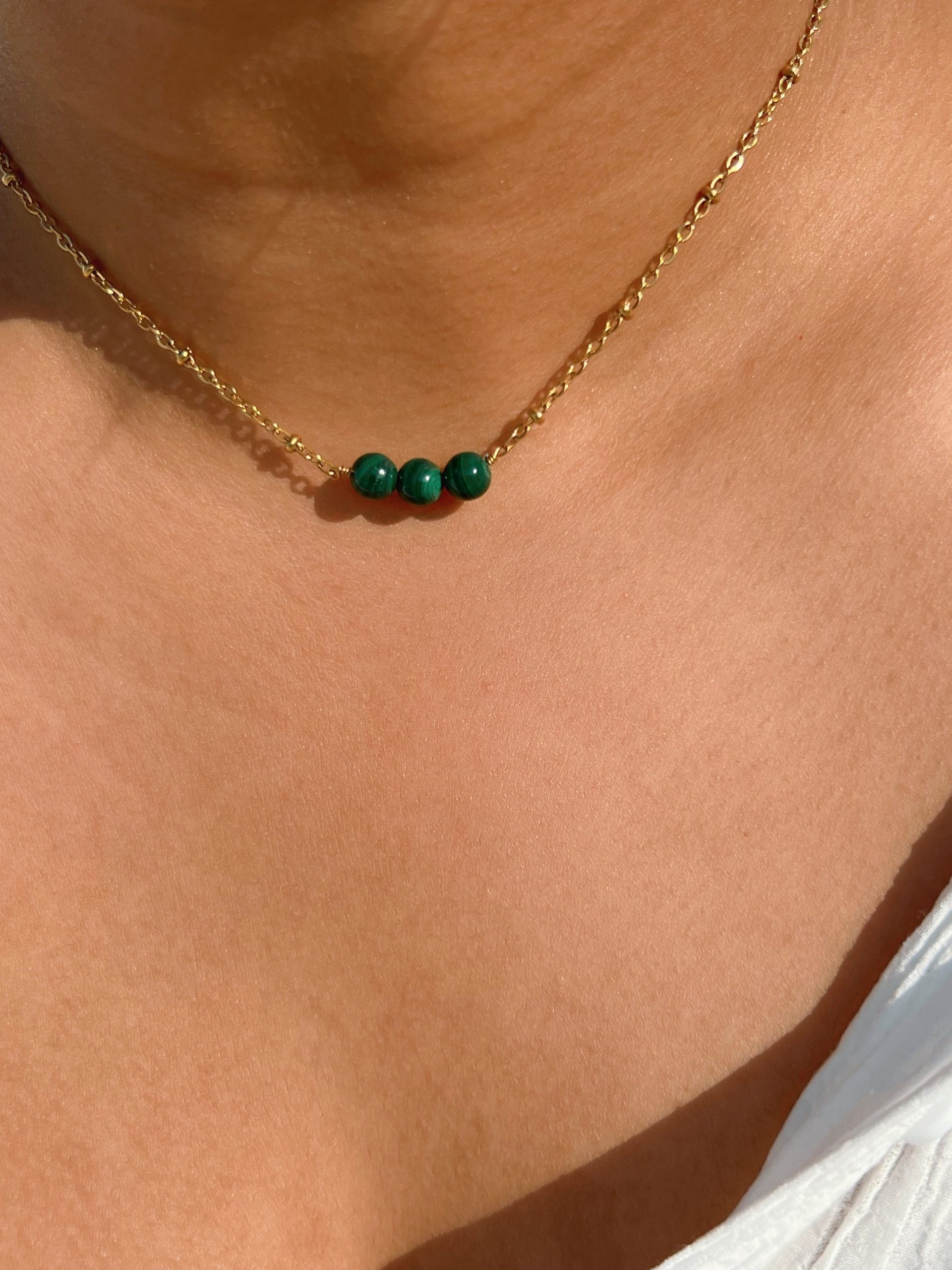 Trudy ( Malachite ) Necklace - Image 3