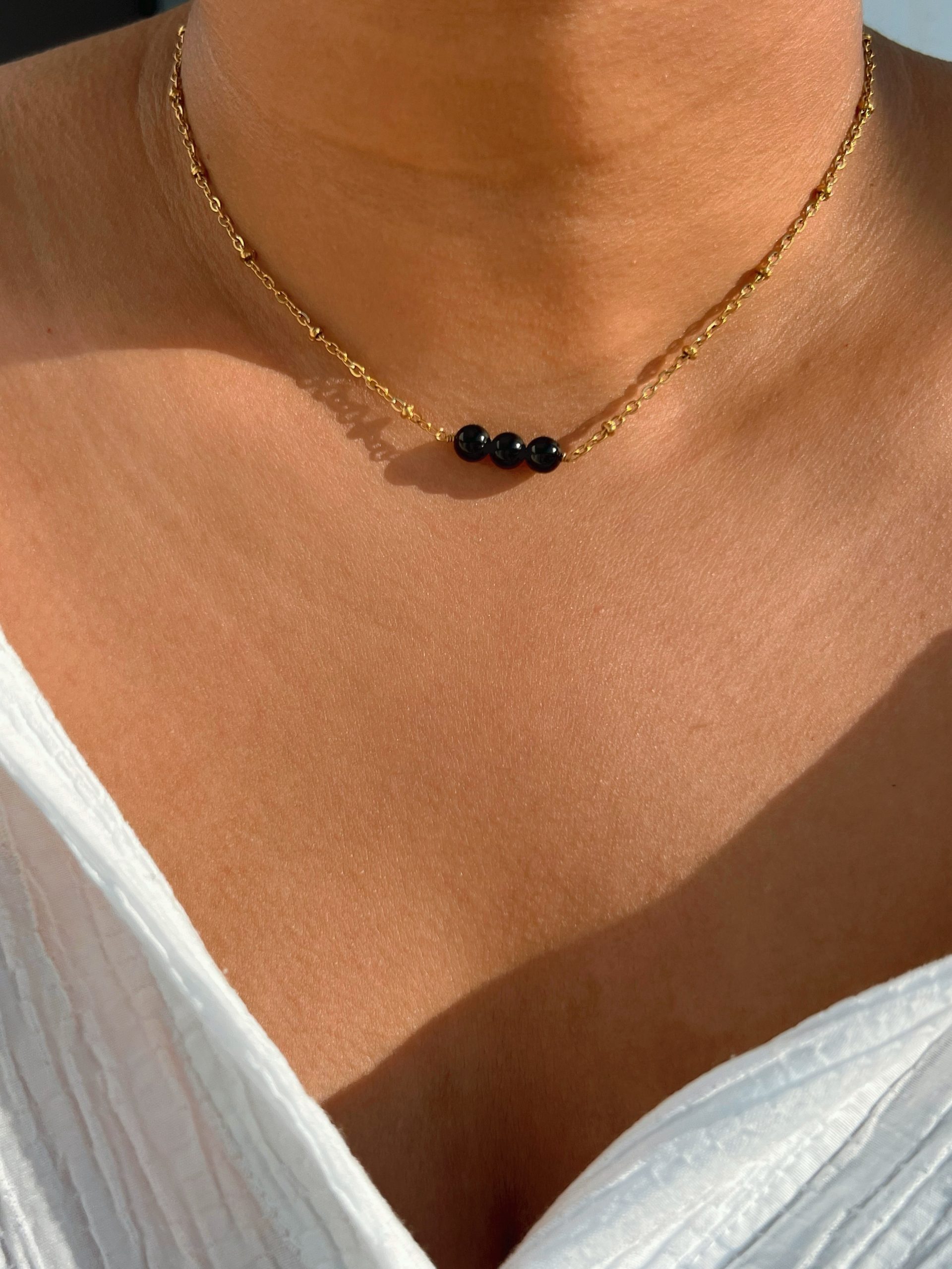 Trudy ( Black Tourmaline ) Necklace - Image 3