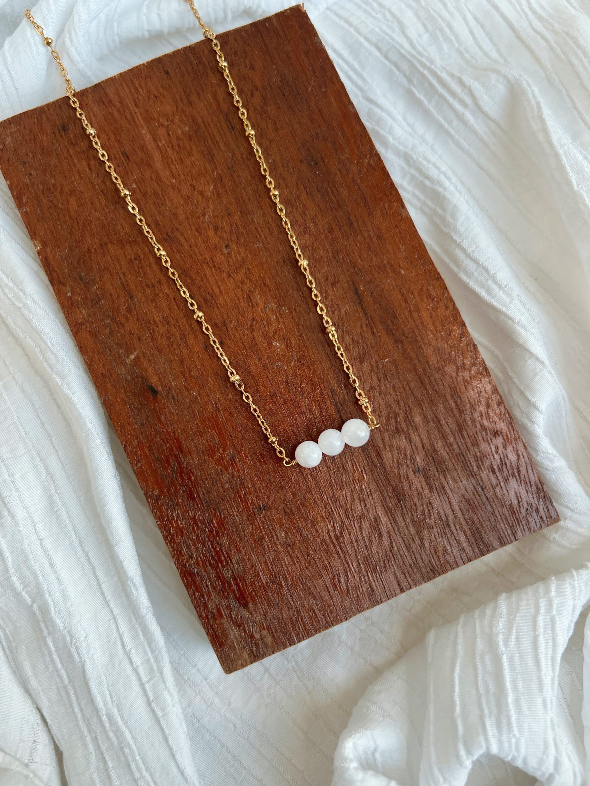 Trudy ( Moonstone ) Necklace - Image 2