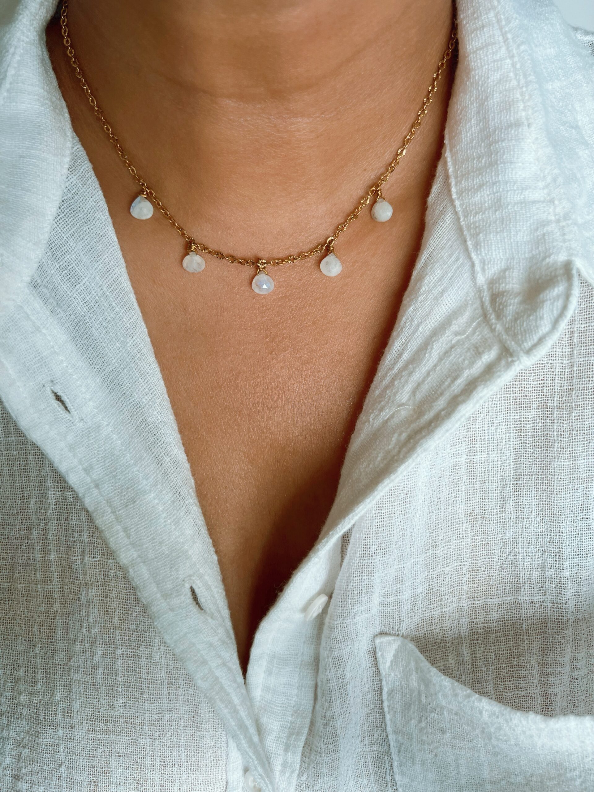 Calia Moonstone Necklace - Image 3