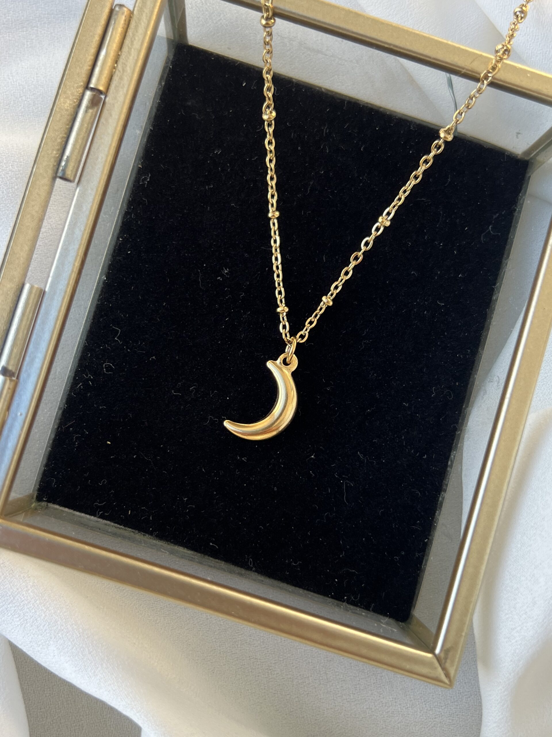 Crescent Moon Necklace - Image 2