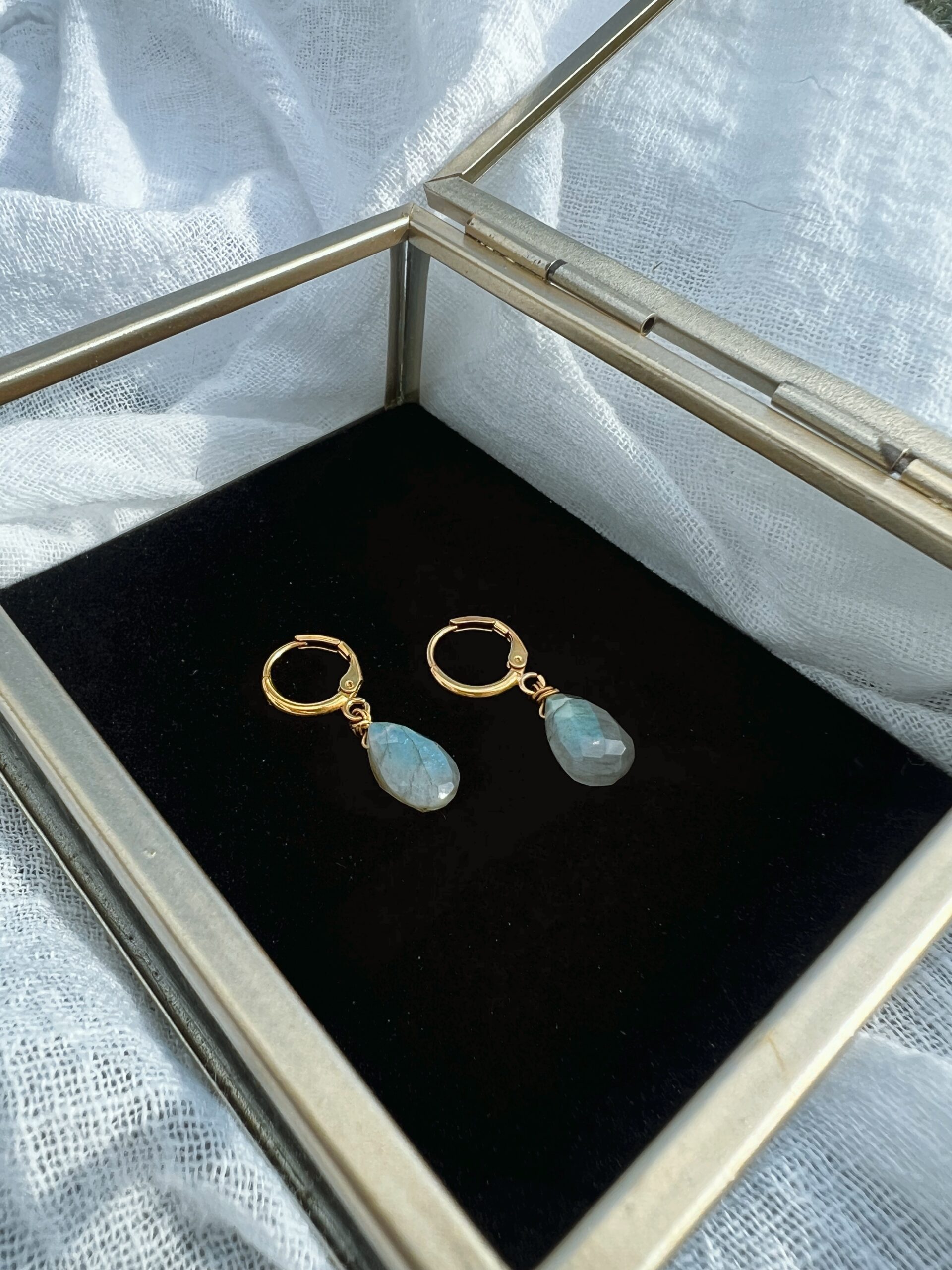 Arina Labradorite Earrings - Image 2