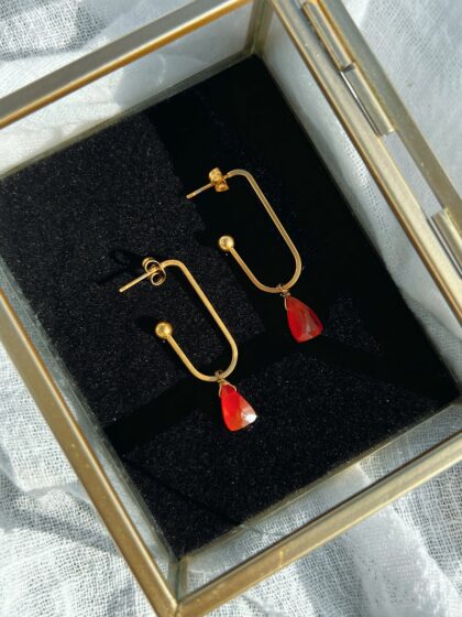 Esti Carnelian Earrings