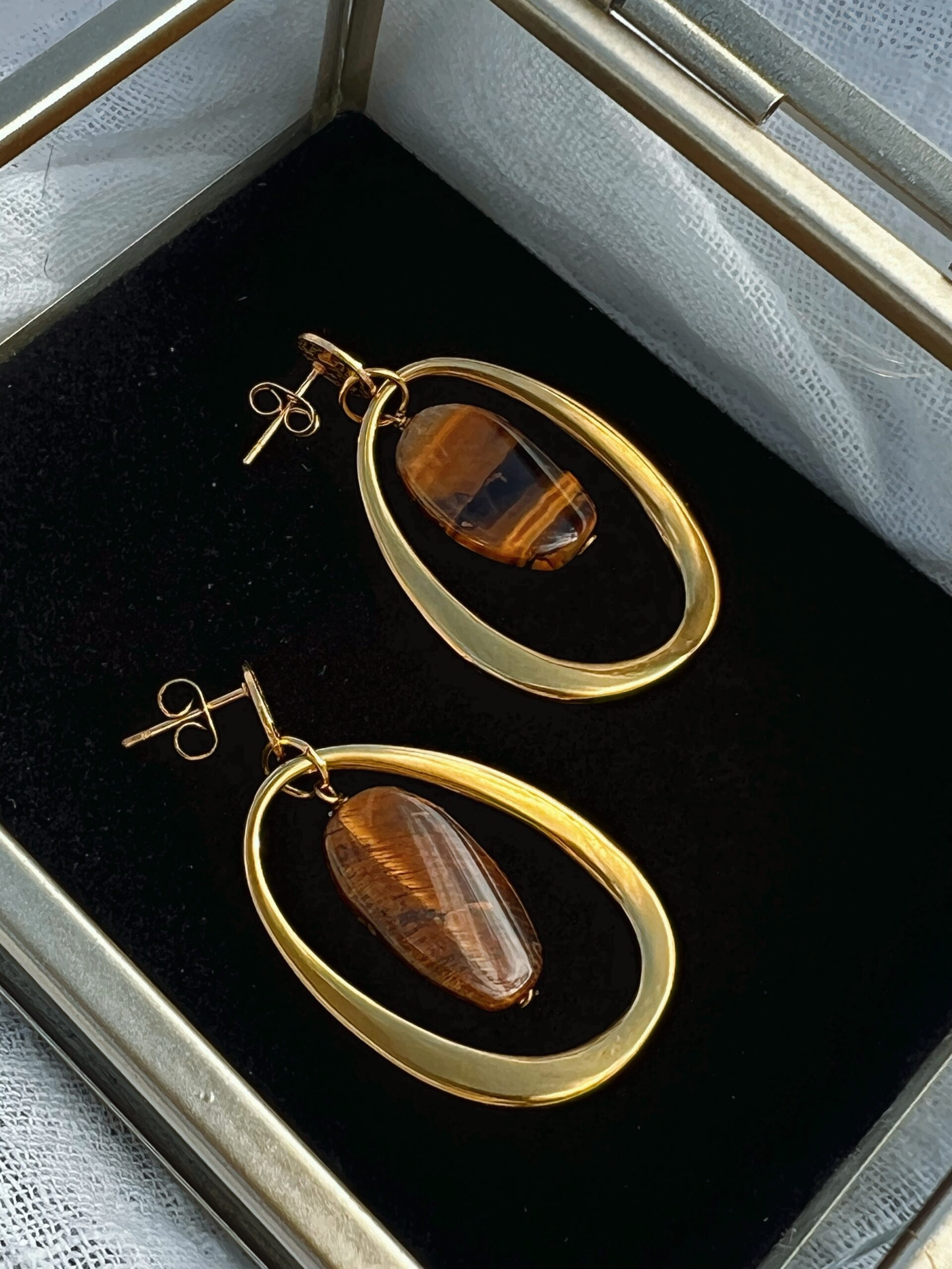 Yeira Tigereyes Earrings - Image 2