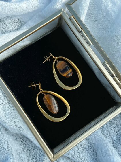 Yeira Tigereyes Earrings