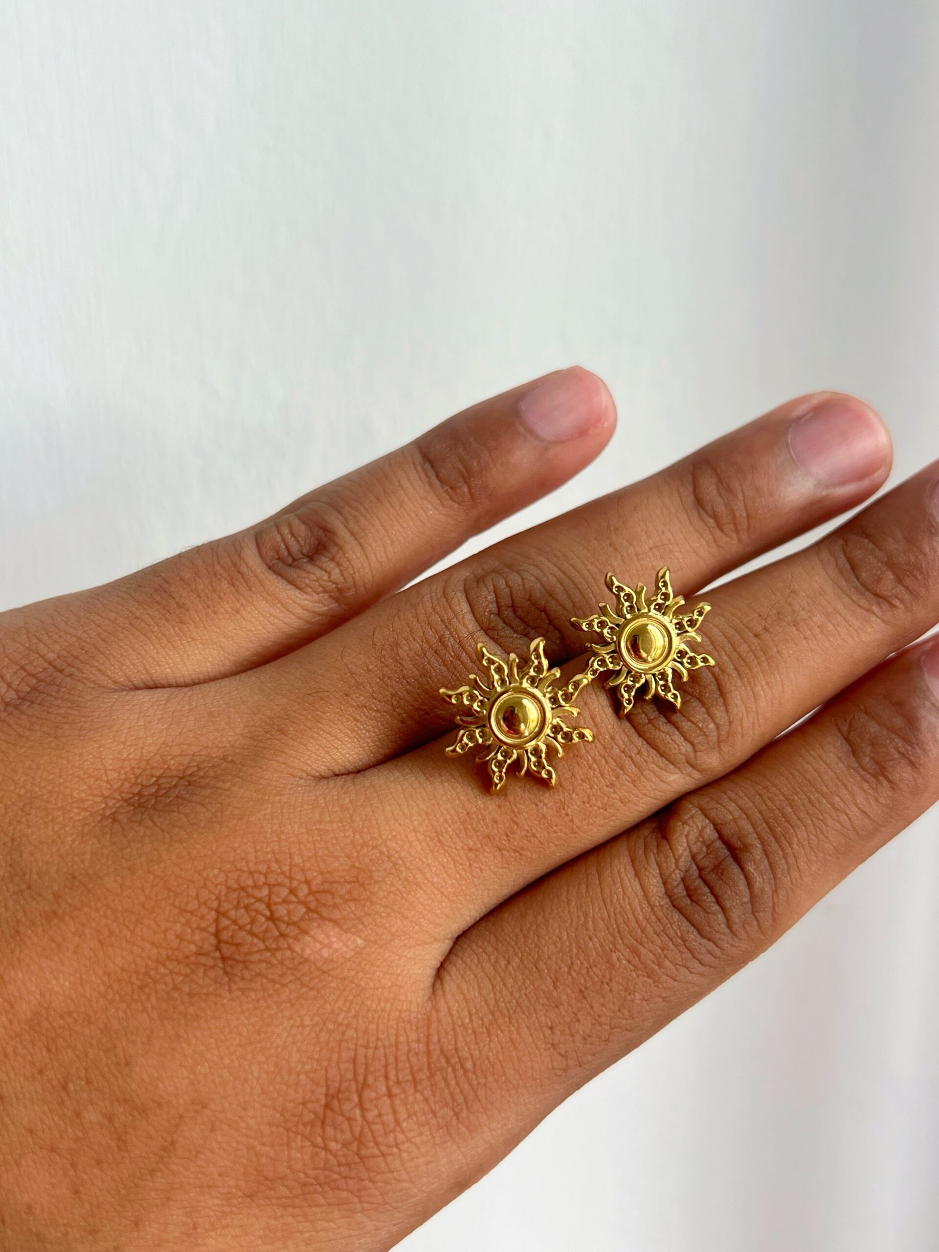 Soleil Stud Earrings - Image 2